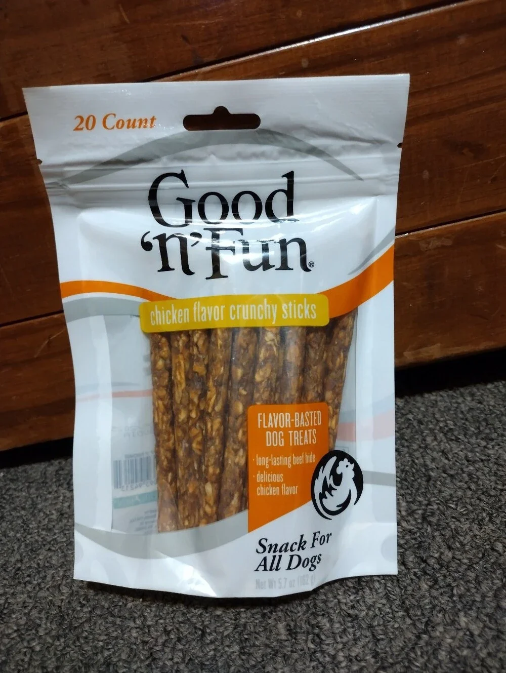 Good N Fun Chicken Flavor Crunchy Sticks 20 CT